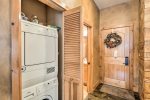 Private washer and dryer for guest use